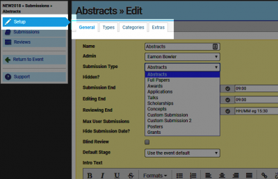 abstracts-setups